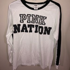 Pink long sleeve tee shirt
